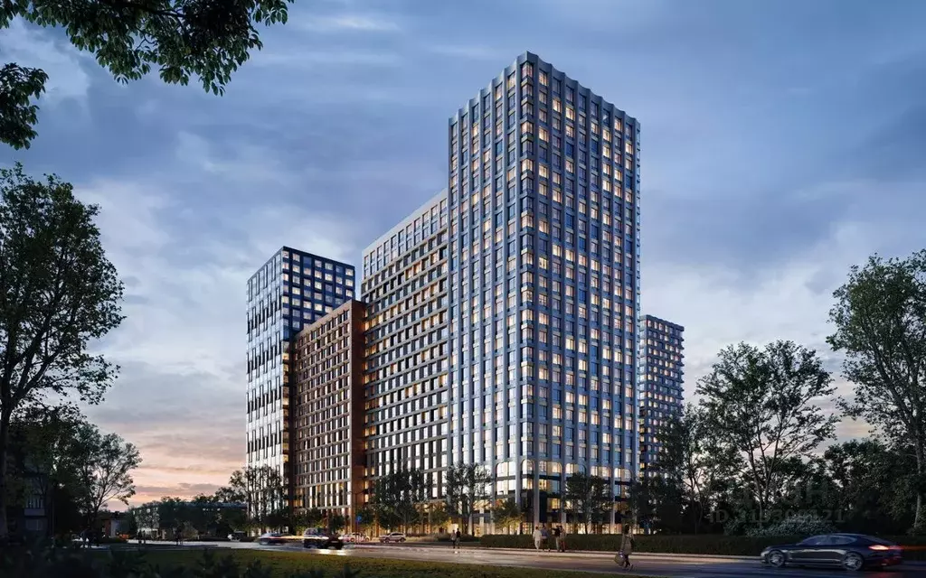 3-к кв. Москва Петровский Парк 2 жилой комплекс (98.0 м) - Фото 1