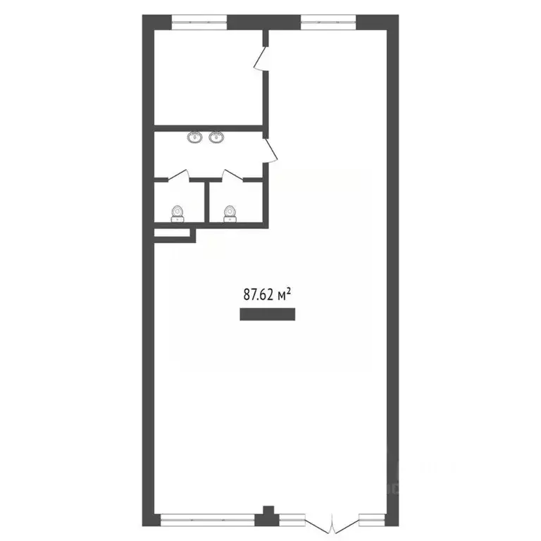 Помещение свободного назначения в Тюменская область, Тюмень ул. ... - Фото 1