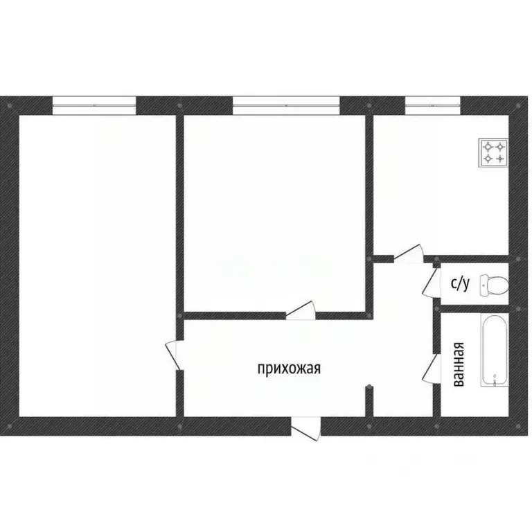 2-к кв. Ростовская область, Аксай ул. Чапаева, 295 (29.0 м) - Фото 2