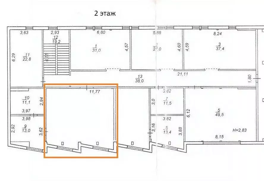 Офис в Коми, Сыктывкар Гаражная ул., 29 (51 м) - Фото 1