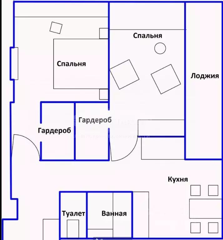 2-к кв. Москва Красногвардейский бул., 1 (60.0 м) - Фото 2