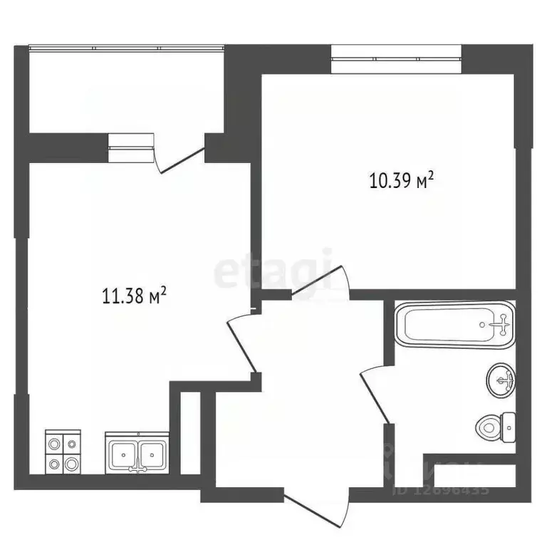 1-к кв. Москва ш. Рязановское, 31к1 (33.1 м) - Фото 0