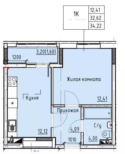 1-к кв. Ростовская область, Батайск ул. Талалихина (34.22 м) - Фото 0