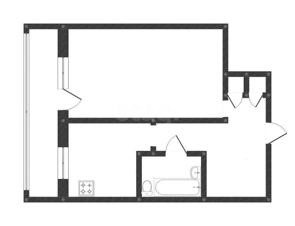 1-комнатная квартира: Вологда, улица Преображенского, 51 (34.2 м) - Фото 1