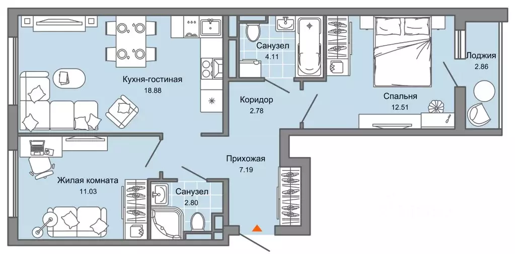 3-к кв. Ульяновская область, Ульяновск Новый Город мкр, Светлые ... - Фото 0