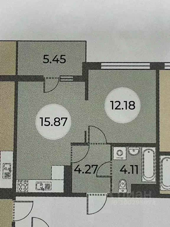 1-к кв. Санкт-Петербург ш. Суздальское, 8 (38.1 м) - Фото 2