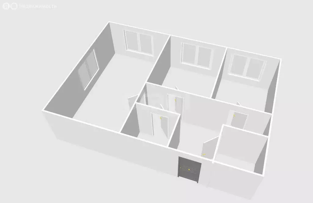 2-комнатная квартира: Южно-Сахалинск, жилой комплекс Уюн Парк, 2 (56 ... - Фото 1