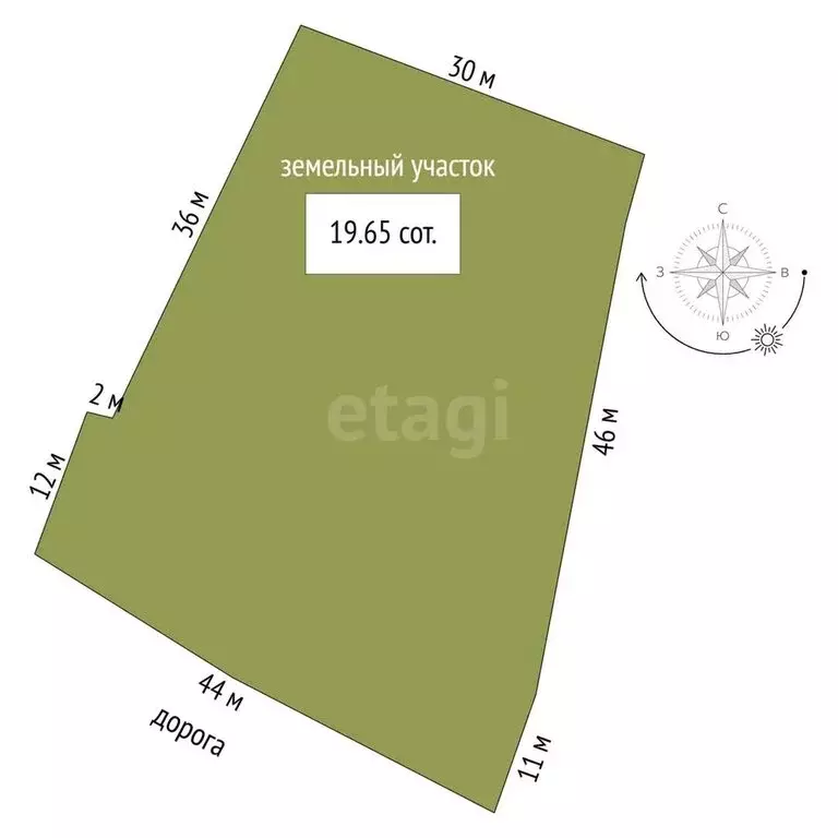 Дом в посёлок Юшала, Крупская улица (59 м) - Фото 2