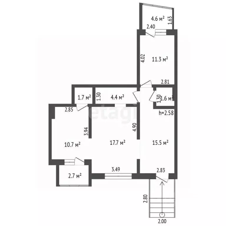 Помещение свободного назначения в Омская область, Омск ул. Ядринцева, ... - Фото 2