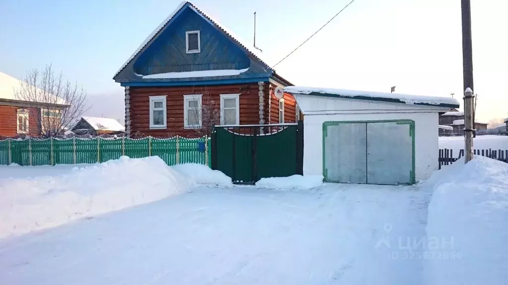 Дом в Красноярский край, Лесосибирск пос. Новоенисейск, ул. ... - Фото 1