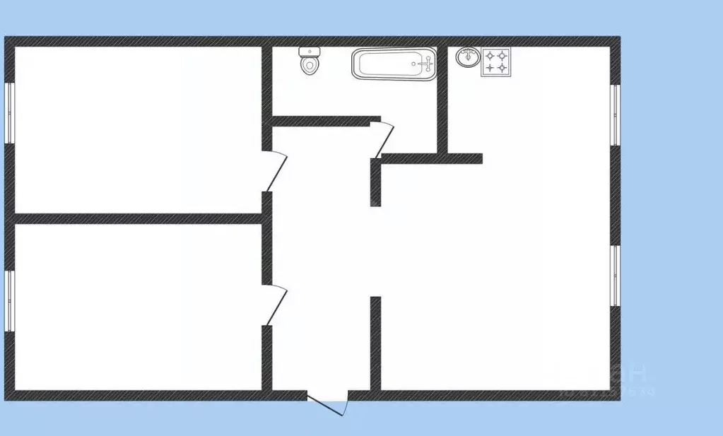 3-к кв. Иркутская область, Ангарск 18-й кв-л, 5 (65.9 м) - Фото 2
