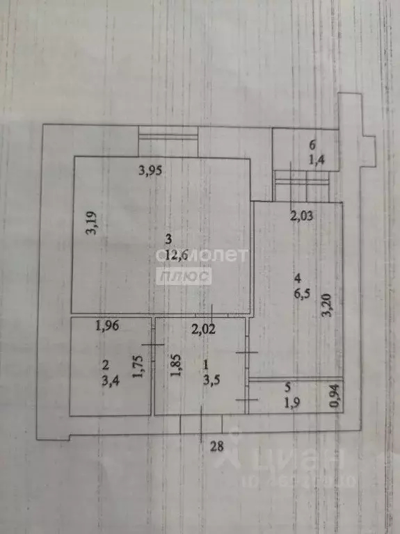 1-к кв. Башкортостан, Октябрьский ул. Новоселов, 14 (27.9 м) - Фото 1
