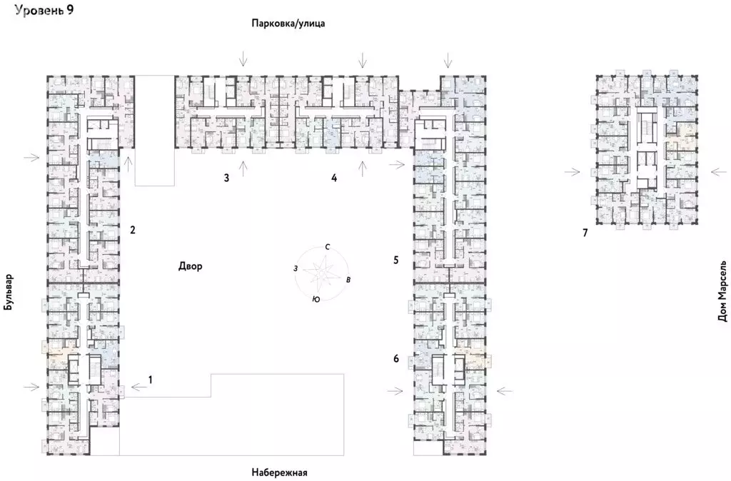 3-комнатная квартира: Тюмень, Береговая улица, 78 (65.64 м) - Фото 1