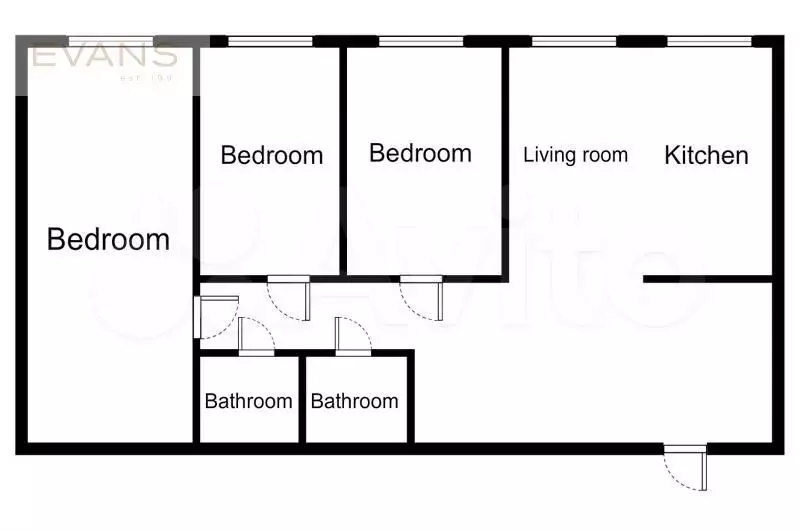 4-к. квартира, 90 м, 8/8 эт. - Фото 0