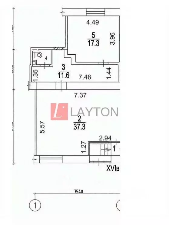 Офис в Москва Ленинградский просп., 74К6 (68 м) - Фото 1
