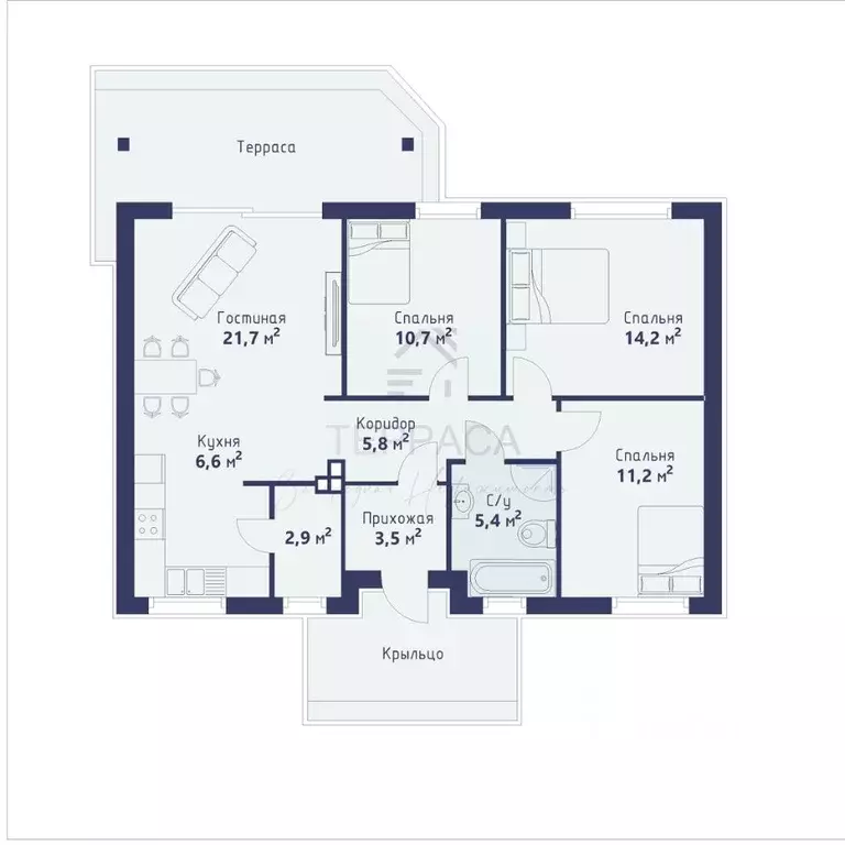 Дом в Ленинградская область, Ломоносовский район, Пениковское с/пос, ... - Фото 2