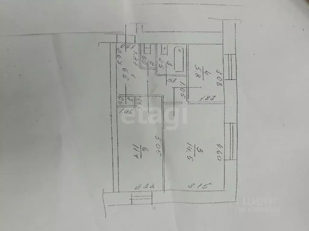2-к кв. Забайкальский край, Чита пос. Кадала, Печорская ул., 3 (40.8 ... - Фото 1