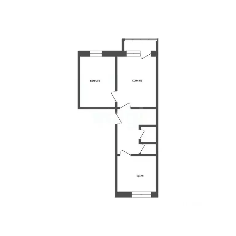 2-к кв. Курганская область, Курган ул. Ленина, 21 (44.2 м) - Фото 1