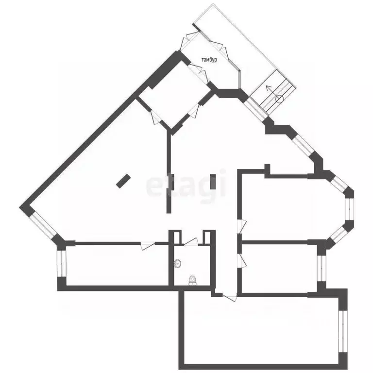 Офис в Ханты-Мансийский АО, Ханты-Мансийск Южный мкр, ул. Ямская, 12 ... - Фото 2