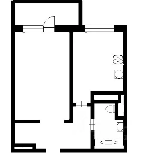 1-к кв. Московская область, Красногорск бул. Красногорский, 23к1 (40.0 ... - Фото 2