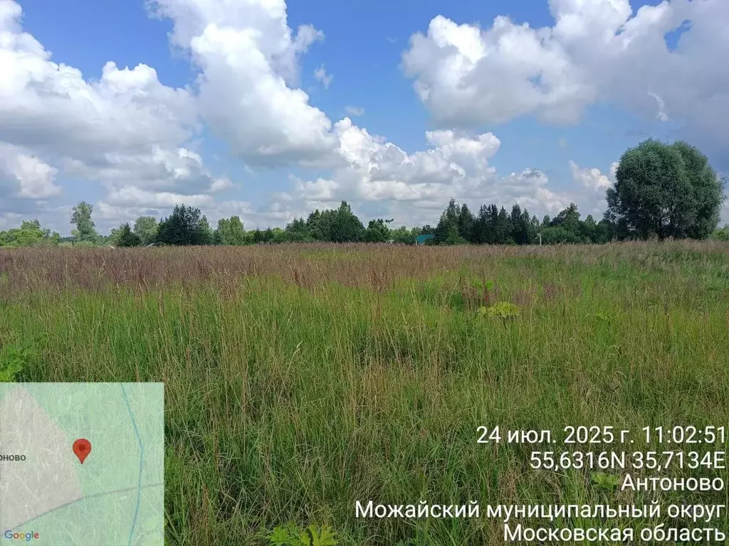 Участок в Московская область, Можайский муниципальный округ, д. ... - Фото 1