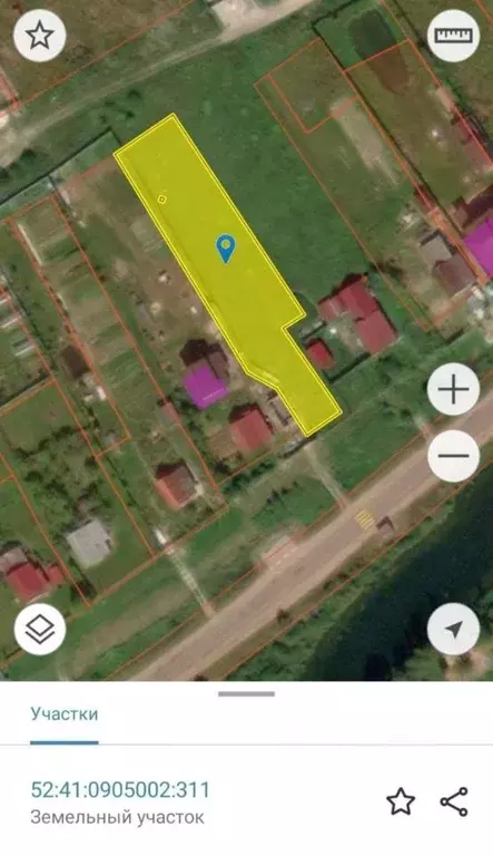 Участок в Нижегородская область, Арзамас городской округ, с. Морозовка ... - Фото 0