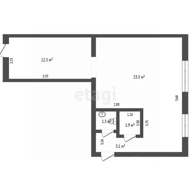 Торговая площадь в Саха (Якутия), Якутск ул. Можайского, 19 (43 м) - Фото 2