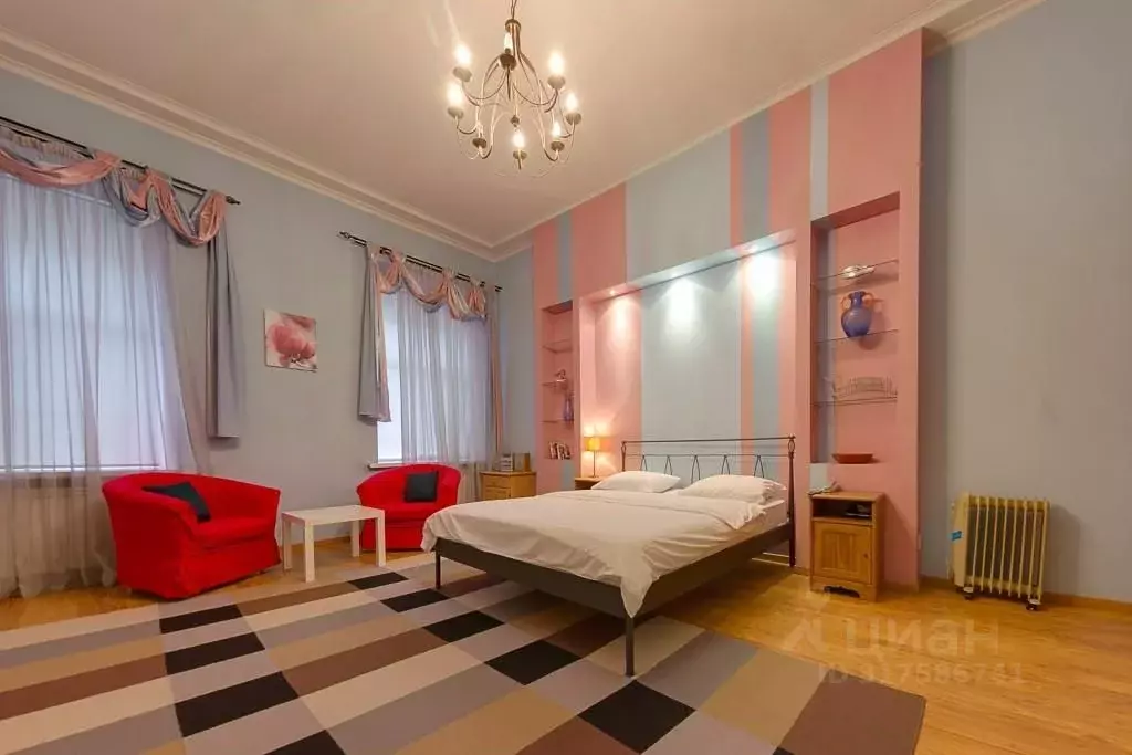 1-к кв. Санкт-Петербург ул. Рубинштейна, 15-17 (43.0 м) - Фото 0