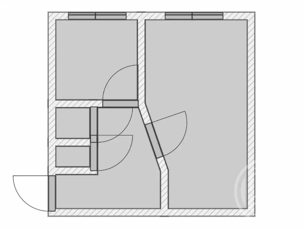 1-комнатная квартира: деревня Лаголово, Садовая улица, 1 (30.8 м) - Фото 1