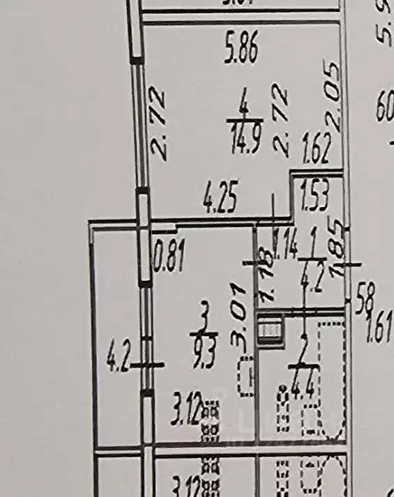 1-к кв. Санкт-Петербург, Санкт-Петербург, Петергоф ул. Парковая, 14к5 ... - Фото 2