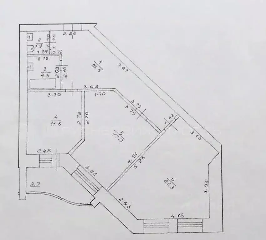 2-к кв. Кировская область, Киров ул. Владимирская, 13А (75.1 м) - Фото 2