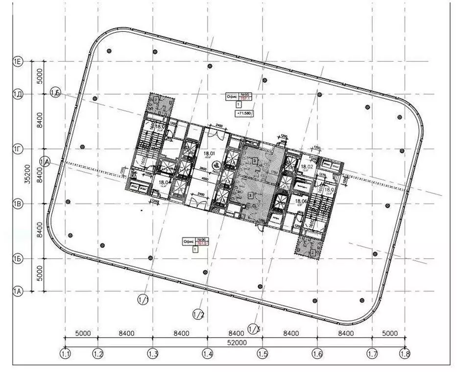 Офис (761.5 м) - Фото 1
