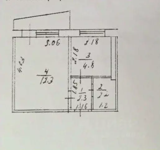 1-к кв. Башкортостан, Уфа Кольцевая ул., 205/1 (21.6 м) - Фото 2