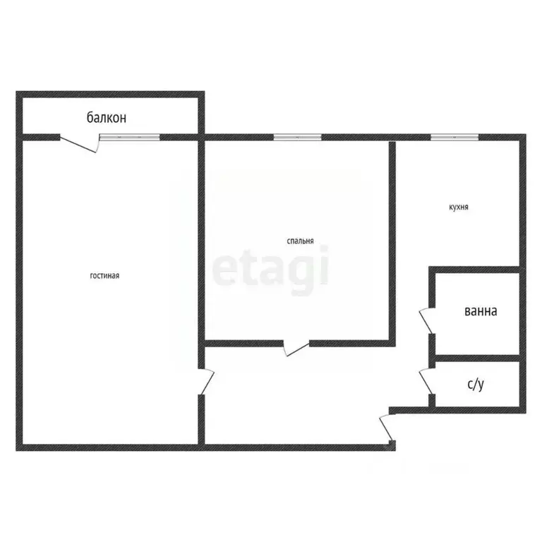 2-к кв. Иркутская область, Ангарск 95-й кв-л, 22 (50.0 м) - Фото 2