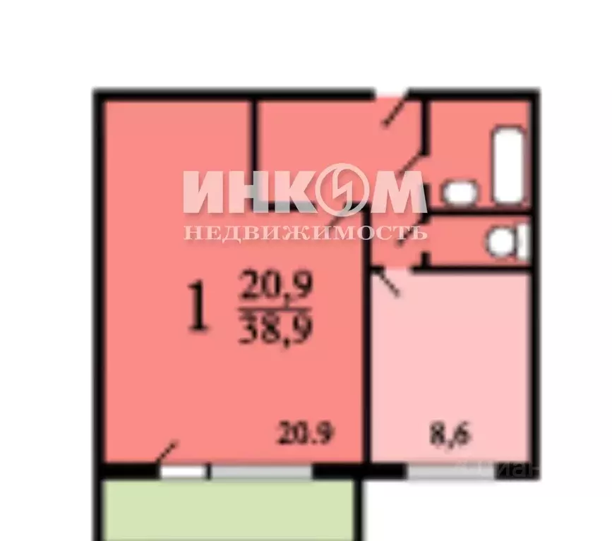 1-к кв. Московская область, Котельники Белая Дача мкр, 22 (41.0 м) - Фото 2