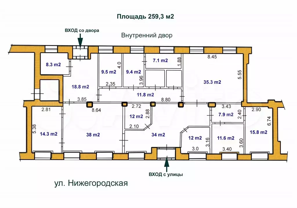 Свободного назначения, 259.3 м - Фото 0