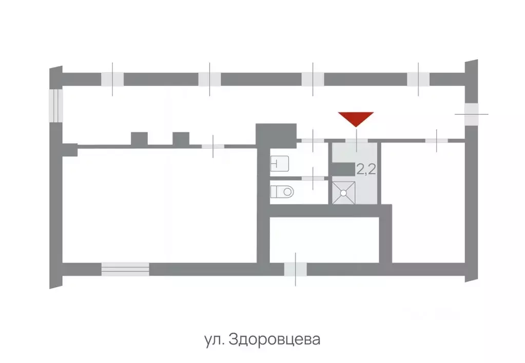 Офис в Санкт-Петербург ул. Здоровцева, 10 (2 м) - Фото 1