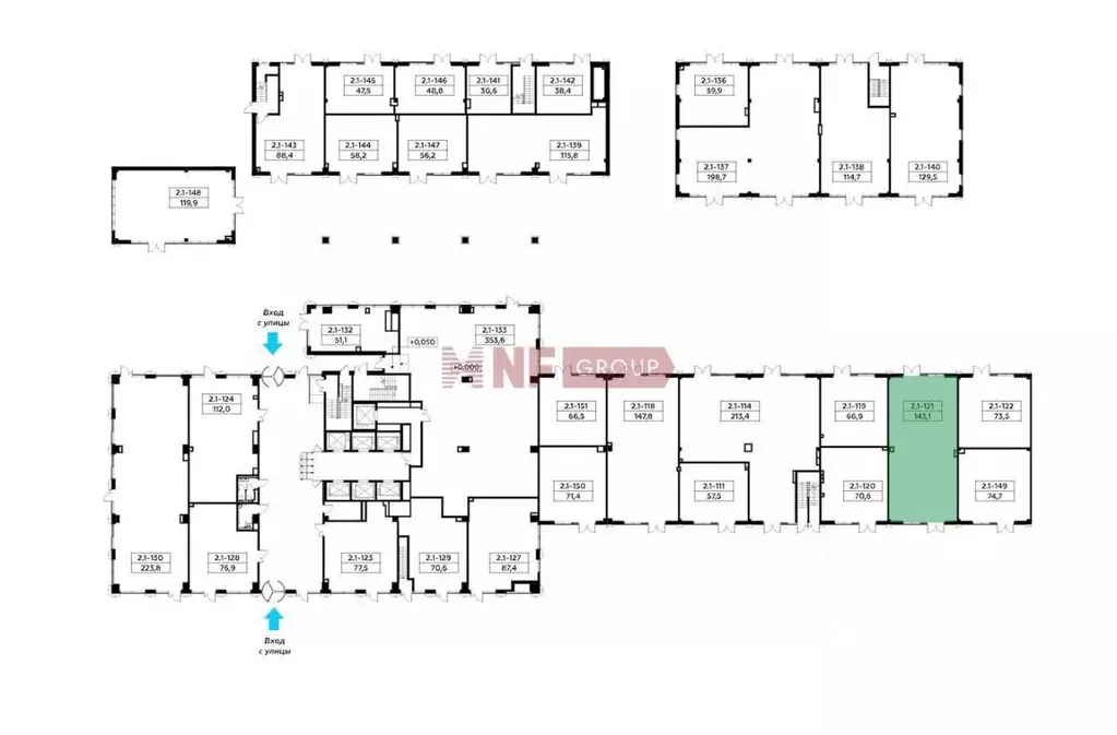Торговая площадь в Москва № 35 кв-л, 10 (143 м) - Фото 1