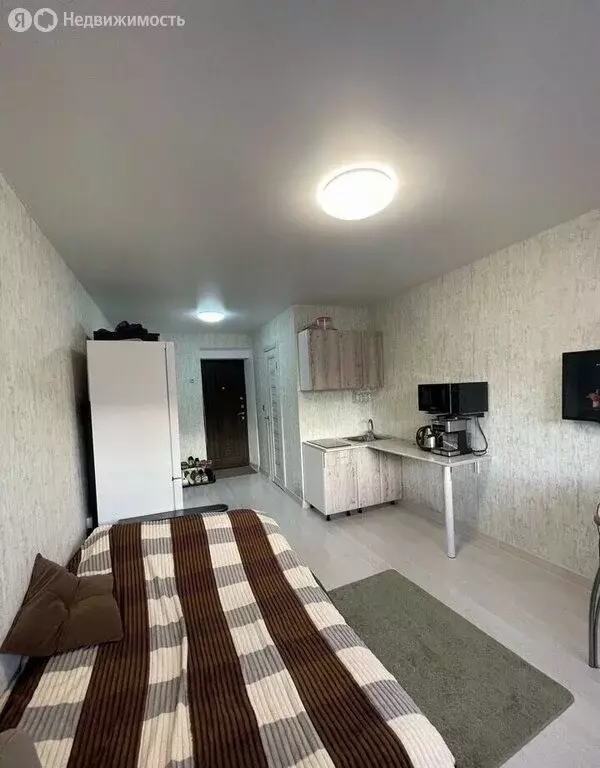 Квартира-студия: Уфа, улица Братьев Кадомцевых, 12 (18 м) - Фото 2