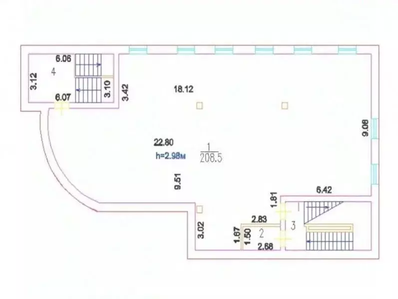 Помещение свободного назначения в Москва Ореховый проезд, 39А (250 м) - Фото 1