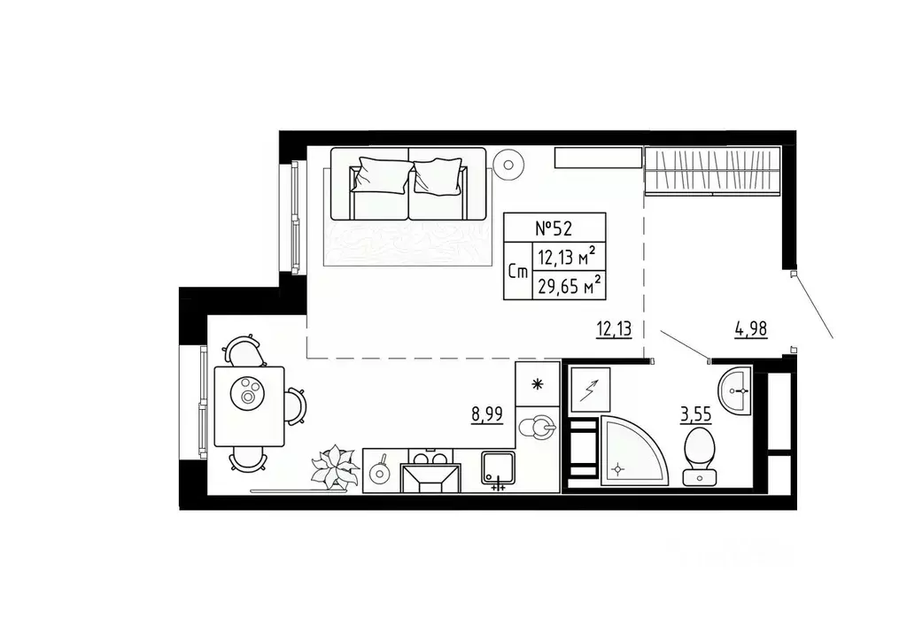 Студия Ленинградская область, Ломоносовский район, Аннинское городское ... - Фото 1