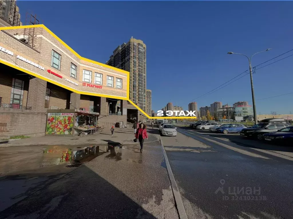 Помещение свободного назначения в Санкт-Петербург пос. Парголово, ул. ... - Фото 2