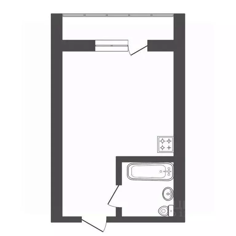 Студия Амурская область, Благовещенск ул. Горького, 238 (26.7 м) - Фото 2