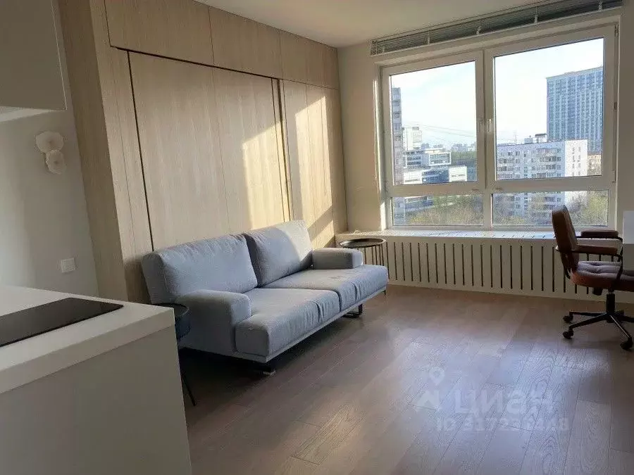 1-к кв. Москва Барклая ул., 6Ак1 (23.3 м) - Фото 0