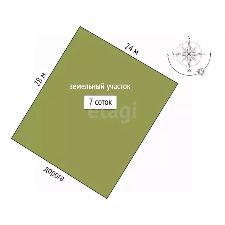 Участок в Тюменская область, Тюменский район, с. Ембаево  (7.0 сот.) - Фото 1