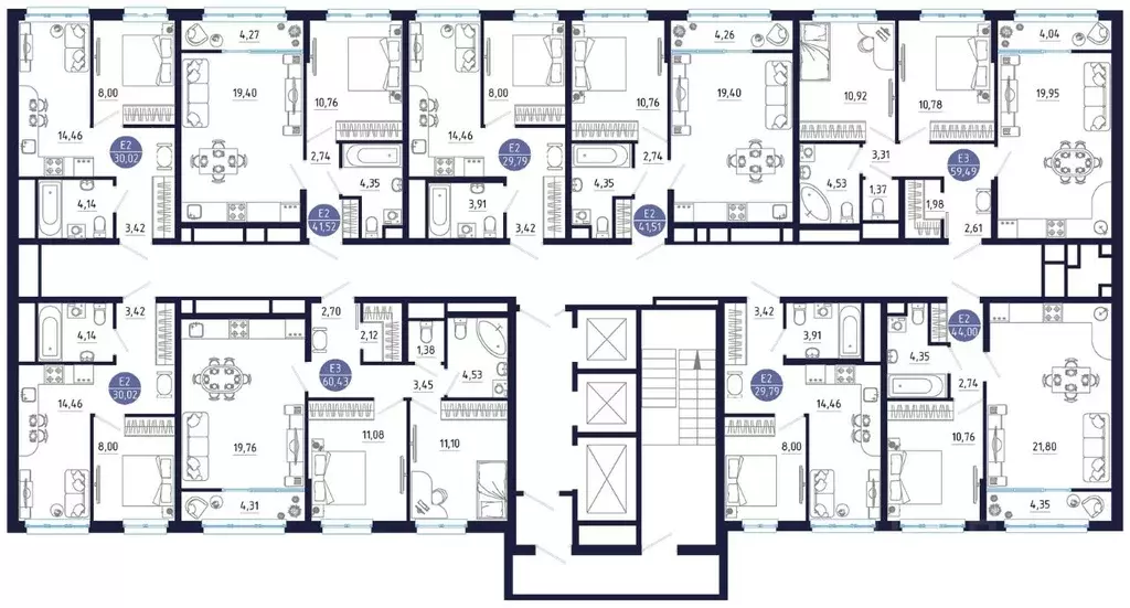 1-к кв. Тульская область, Тула ул. Щегловская засека, 2 (29.79 м) - Фото 2