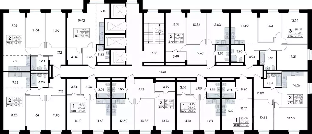 2-к кв. Приморский край, Владивосток ул. Тухачевского, 80 (54.37 м) - Фото 2