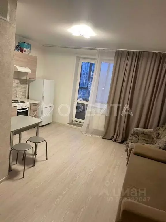 Студия Тюменская область, Тюмень ул. Новоселов, 107к2 (23.4 м) - Фото 2