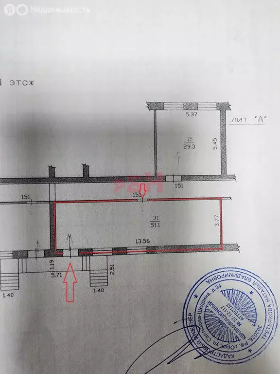 Торговая площадь (51.1 м) - Фото 2