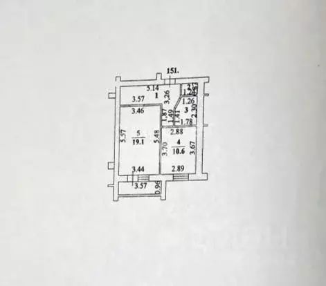 1-к кв. Липецкая область, Липецк ул. Теперика, 1 (43.6 м) - Фото 1